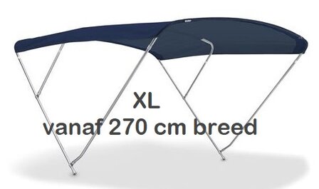 Exclusive XL 3 bogen, lang 220 cm, breed 285-299 cm